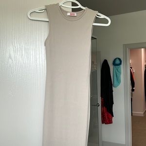 Bayse Cream Midi Dress
